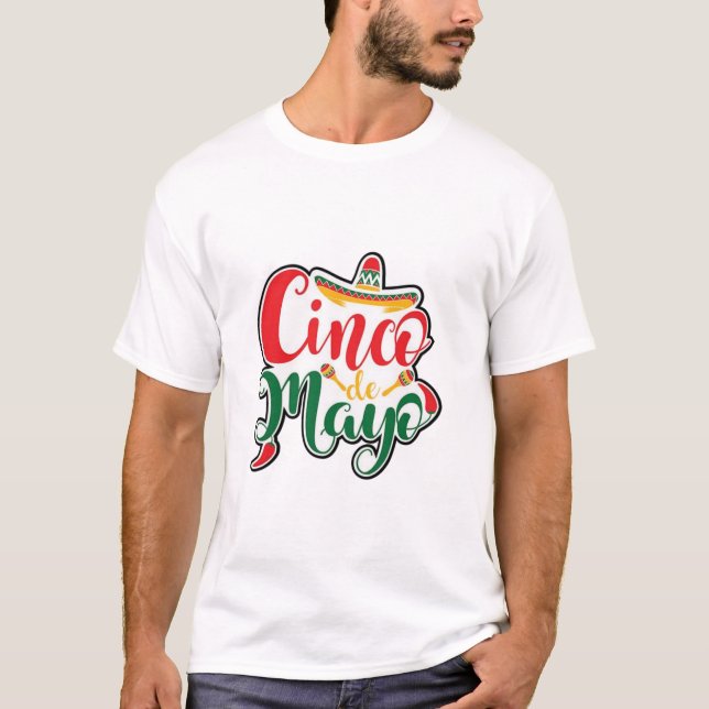 Cinco de mayo cactus - Cinco De Mayo T-Shirt (Front)