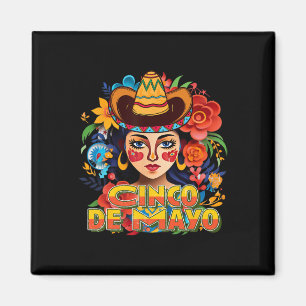 Cinco De Mayo Camisa Mexican Fiesta 5 De Mayo Magnet