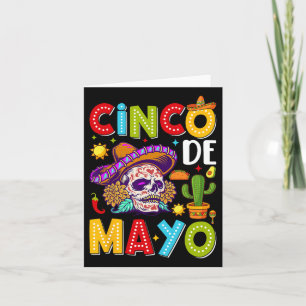 Cinco De Mayo Camisa Mexican Party Costume 5 De Ma Card