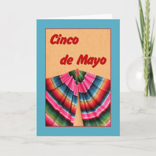 Cinco de Mayo Card with Mexican Shawl