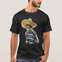 Cinco De Mayo Cat Sombrero Poncho Party Women Men