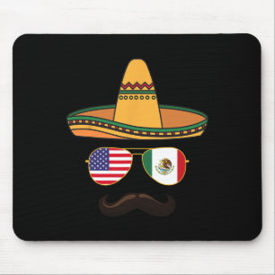 Cinco De Mayo Celebration Mexicano American 2025 1 Mouse Pad