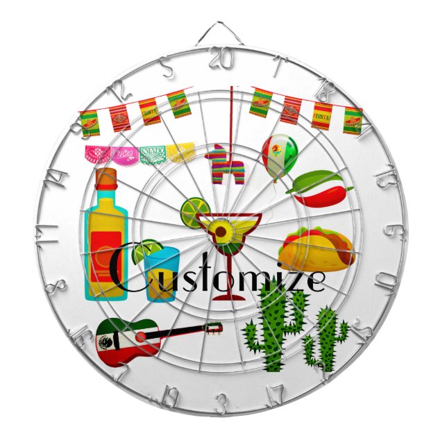 Cinco de Mayo Celebration Thunder_Cove  Dartboard (Front)