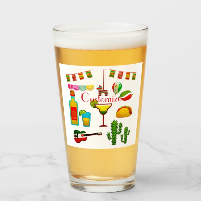 Cinco de Mayo Celebration Thunder_Cove    Glass (Front Filled)