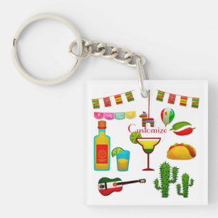 Cinco de Mayo Celebration Thunder_Cove   Keychain