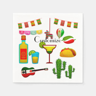 Cinco de Mayo Celebration Thunder_Cove Napkin