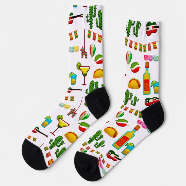 Cinco de Mayo Celebration Thunder_Cove  Socks (Left)