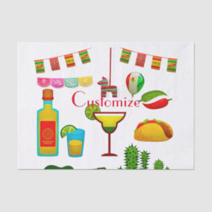 Cinco de Mayo Celebration Thunder_Cove  Tissue Paper