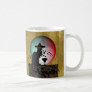Cinco de Mayo Chat Noir / Gato Negro Coffee Mug