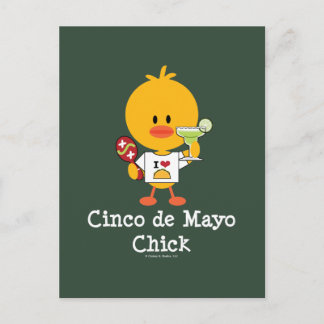 Cinco de Mayo Chick Postcard