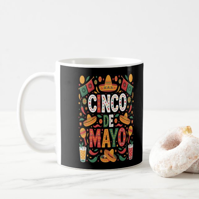 CINCO DE MAYO  COFFEE MUG (With Donut)