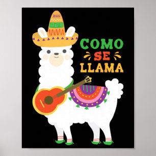 Cinco De Mayo Como Se Llama Shirt Funny What's You Poster