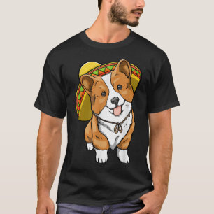 Cinco De Mayo Corgi Funny Women Dog Love Mexican D T-Shirt