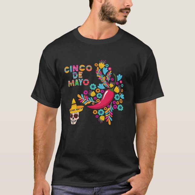 Cinco de Mayo Costume for Adults T-Shirt (Front)
