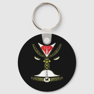 Cinco De Mayo Costume Mexican Mariachi Charro Part Keychain