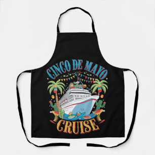 Cinco De Mayo Cruise Mexico Mexican Ship Fiesta Apron