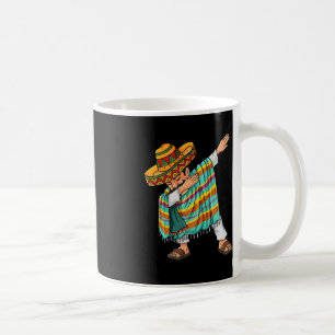 Cinco de Mayo Dabbing Poncho Sombrero Fun Mexican Coffee Mug