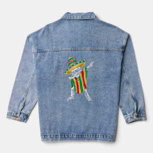 Cinco De Mayo Dabbing Skeleton Mariachi Sombrero M