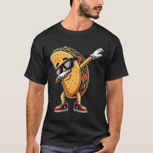 Cinco De Mayo Dabbing Taco Funny Mexican Food Boys T-Shirt