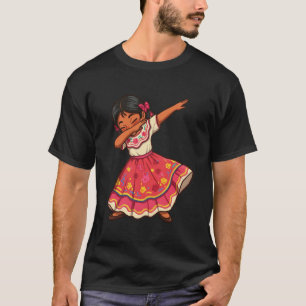 Cinco de Mayo Dance Party Mexican Girl Dabbing T-Shirt