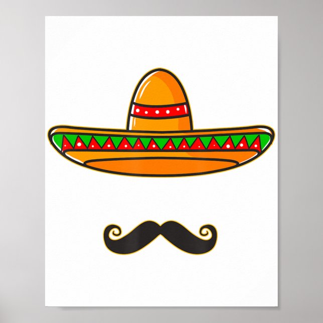 Cinco De Mayo Day Mexican Gifts Nacho Average Cele Poster (Front)