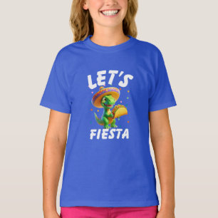 Cinco de Mayo dinosaur eating taco T-Shirt