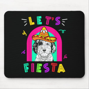 Cinco De Mayo Dog Let’s Fiesta Camisa 5 De Mayo Me Mouse Pad