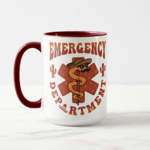 Cinco de Mayo Emergency Department Fiesta Nurse Mug