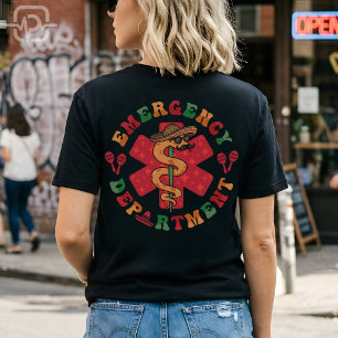 Cinco de Mayo Emergency Department Fiesta Nurse T-Shirt