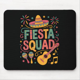 Cinco De Mayo Family Matching Fiesta Squad Mexican Mouse Pad