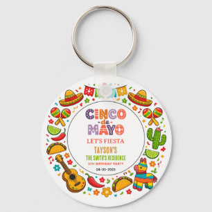 Cinco de Mayo Fiesta – Colourful Party Celebration Keychain