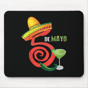 Cinco De Mayo Fiesta Design Camisa 5 De Mayo Viva  Mouse Pad