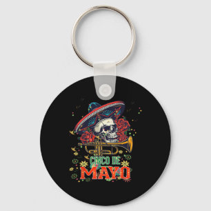 Cinco De Mayo Fiesta Design Viva Mexico Camisa 5 D Keychain