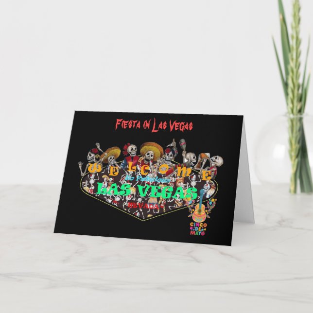 Cinco de Mayo Fiesta in Las Vegas Card (Front)
