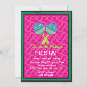Cinco de Mayo Fiesta Invitations