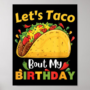 Cinco De Mayo Fiesta_ Lets Taco Bout My Birthday! Poster