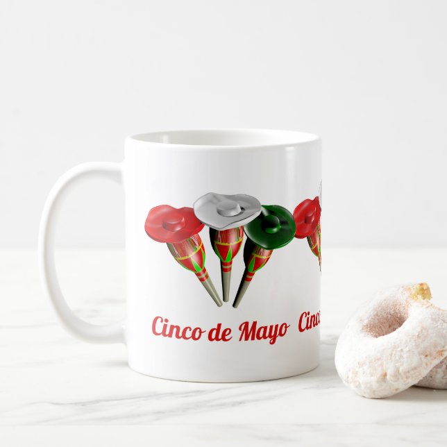 Cinco de mayo ,fiesta mexican coffee mug (With Donut)