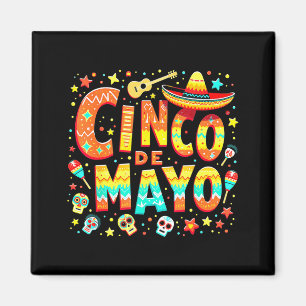 Cinco De Mayo Fiesta Mexican Magnet