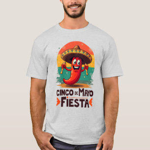 Cinco de Mayo Fiesta – Spicy & Fun Mexican Party T-Shirt