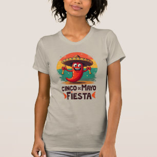 Cinco de Mayo Fiesta – Spicy & Fun Mexican Party T-Shirt