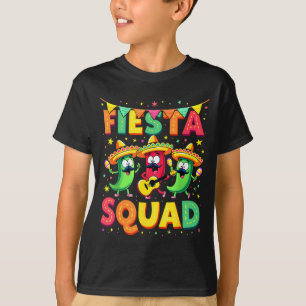 Cinco De Mayo Fiesta Squad Chili Peppers Mexican P T-Shirt