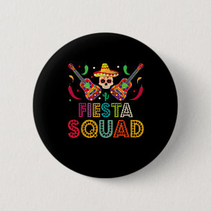 Cinco De Mayo Fiesta Squad Family Matching Group A 2 Inch Round Button