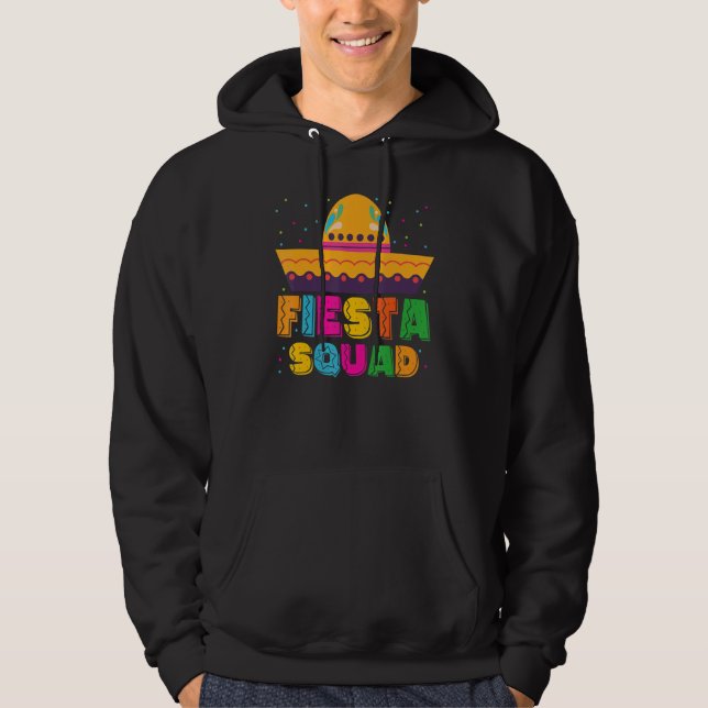 Cinco de Mayo Fiesta Squad Family Matching Group A Hoodie (Front)