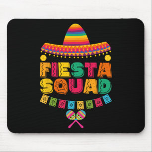 Cinco De Mayo Fiesta Squad Family Matching Group A Mouse Pad