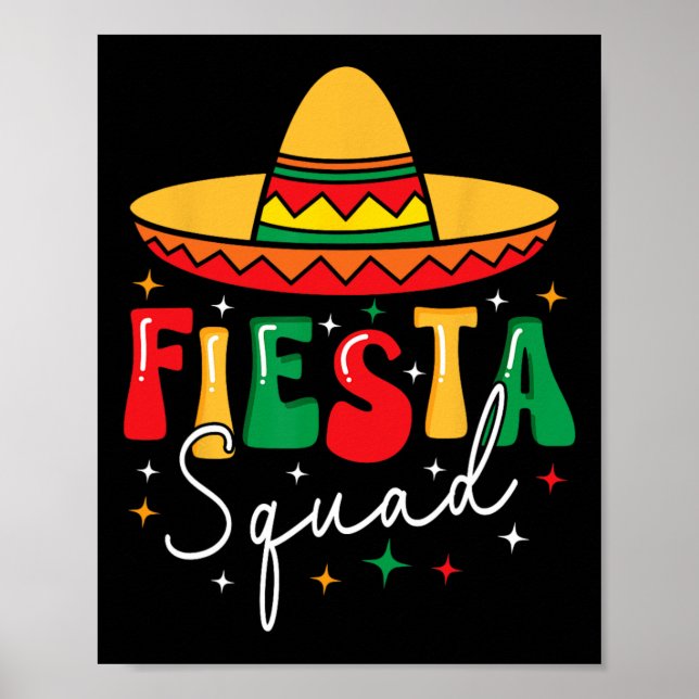 Cinco De Mayo Fiesta Squad Funny Mexican Fiesta 5  Poster (Front)