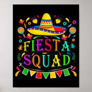 Cinco De Mayo Fiesta Squad Mexican Party Cinco De  Poster