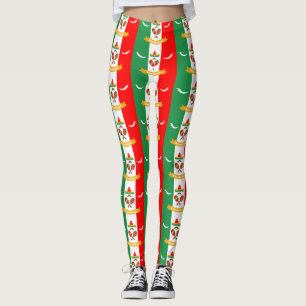cinco de mayo flag leggings
