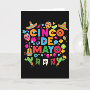 Cinco De Mayo For Mens Womens Kids Mexican Fiesta  Card