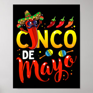 Cinco De Mayo For Mens Womens Kids Mexican Fiesta  Poster