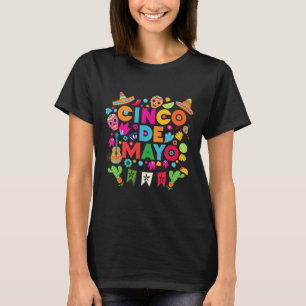 Cinco De Mayo For Mens Womens Kids Mexican Fiesta  T-Shirt